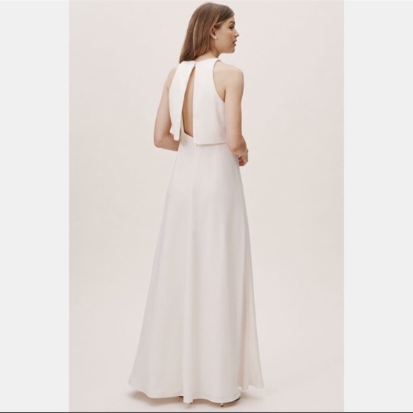 BHLDN Jill Stuart Iva Maxi Crepe Gown - Picture 7 of 11